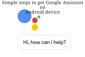 google assistant on android