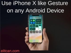 iPhone X like Swipe Up based Gesture